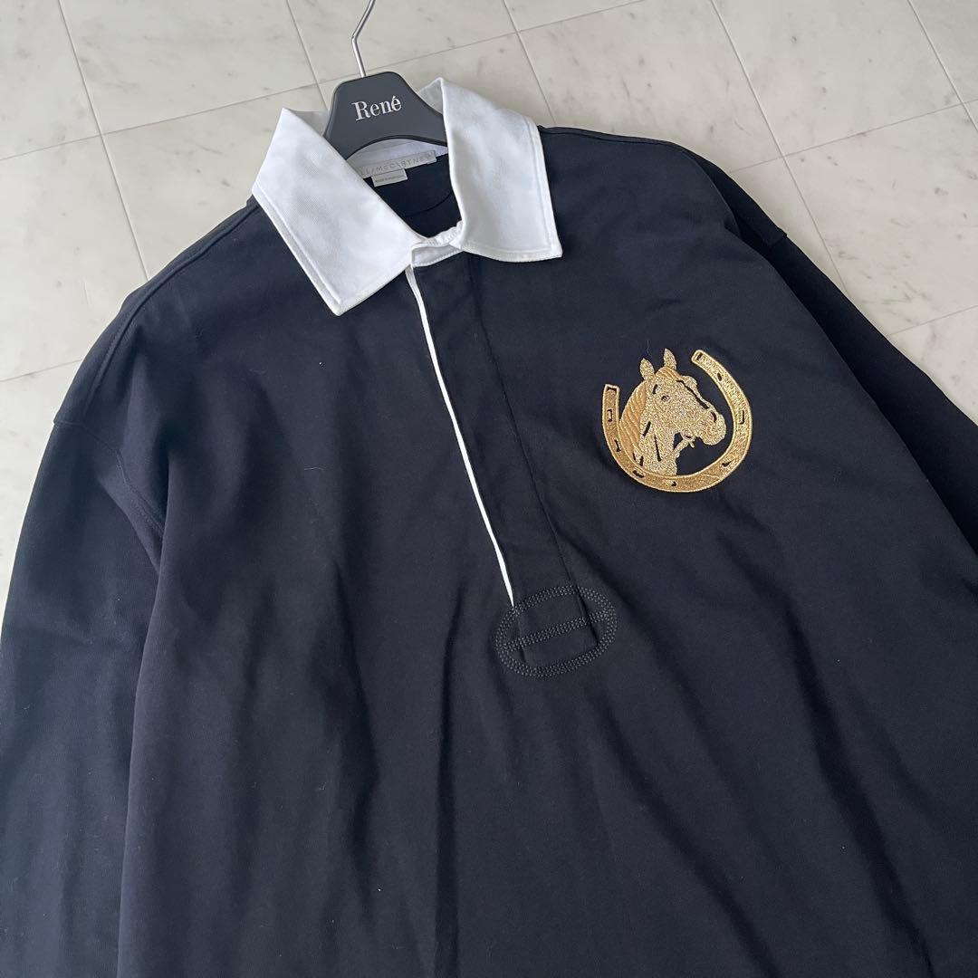 2023年♡ウィンターコレクション ステラマッカートニー ポニー刺繍 ポロシャツ