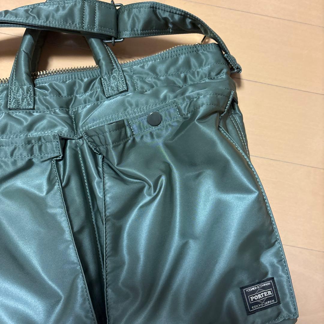 新作！　PORTER ポーター　タンカー　ヘルメットバッグ　セージグリーン