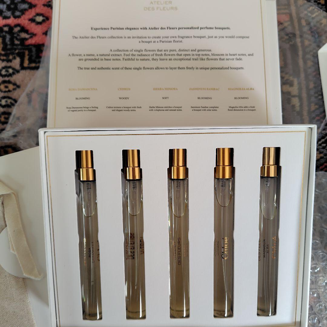 クロエ☆新品 アトリエ デ フルール スプレー香水5種セットとサンプル香水
