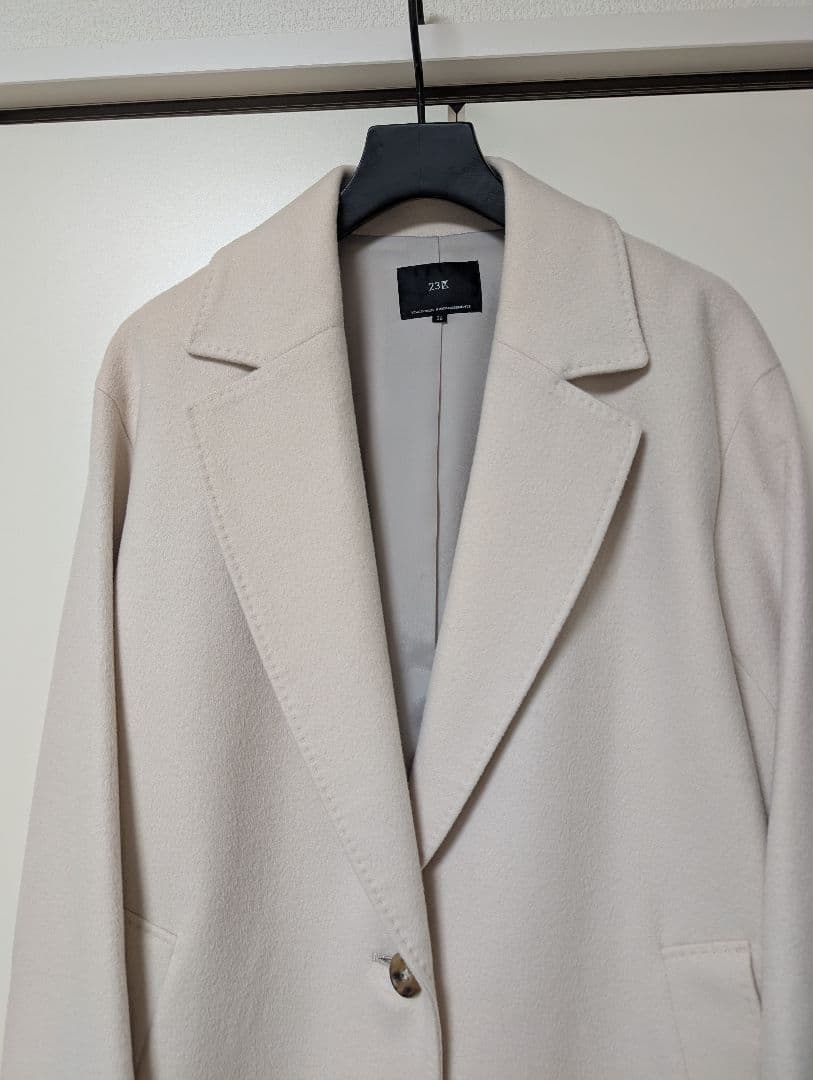 【23区】ウールカシミヤビーバー チェスターコート