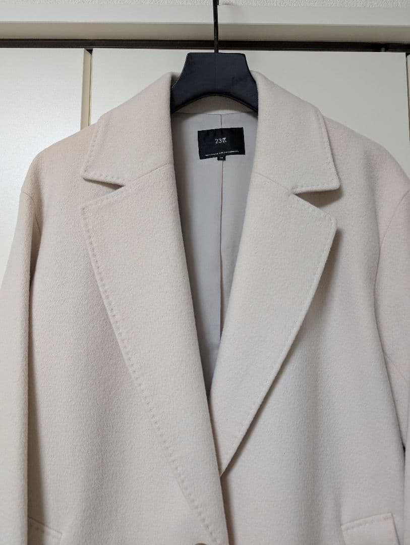 【23区】ウールカシミヤビーバー チェスターコート