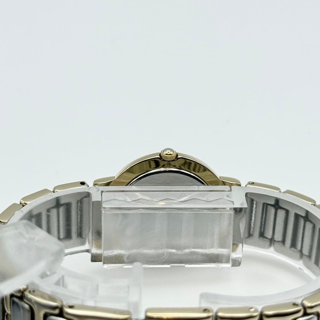 ✨新品電池・稼働✨サンローラン 腕時計 クォーツ ラウンド コンビ 箱付