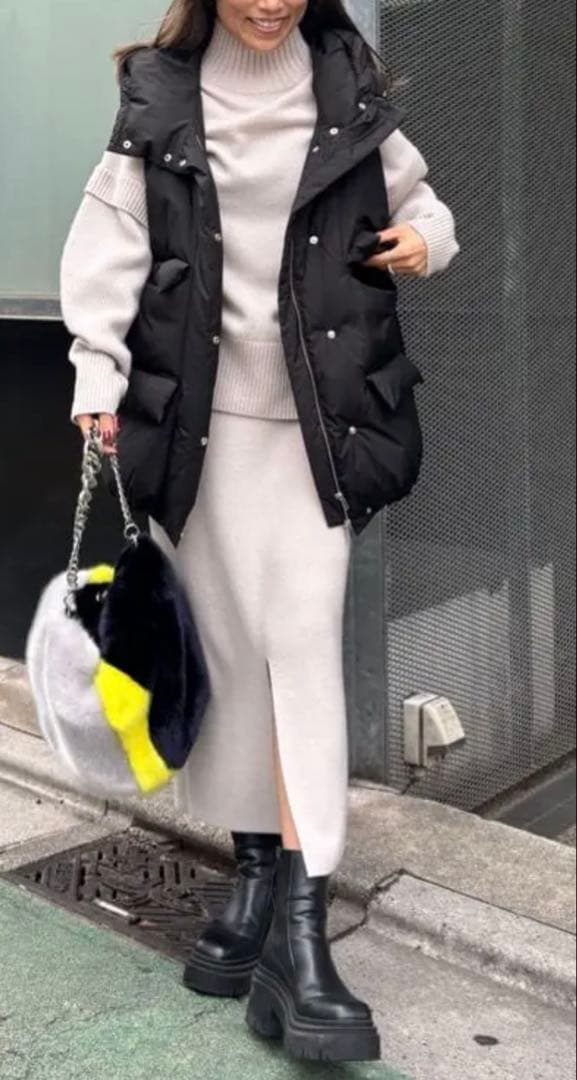 新品未使用 グレースコンチネンタル ダウンジレジャケット 36