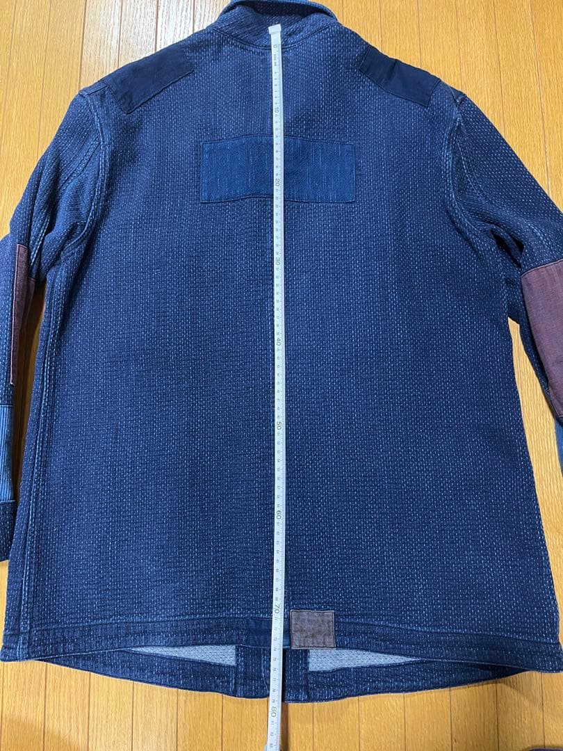 kasurira カスリラ ジャケット デニム コート 藍色 絣 カバーオール