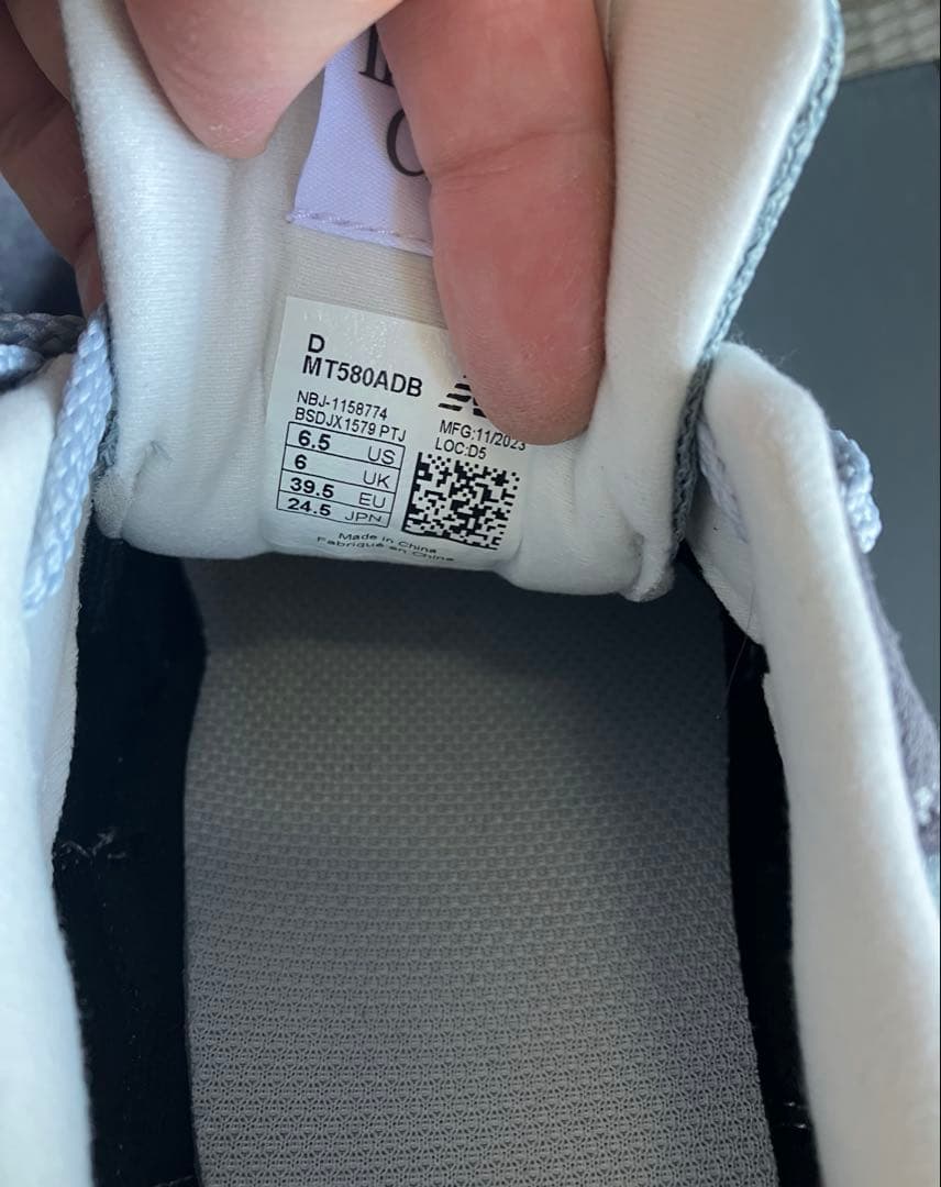 ニューバランス　580 ADB 24.5 NEWBALANCE