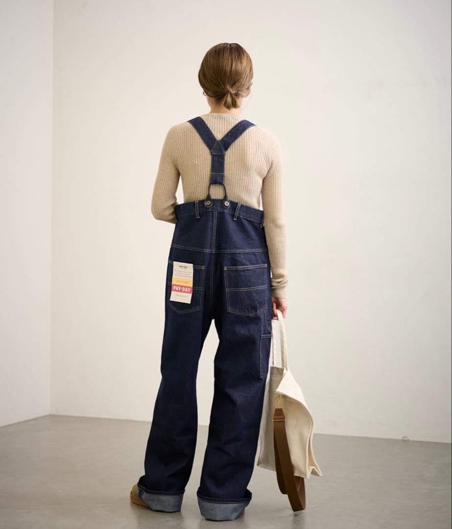 FRAMeWORK PAYDAY/ペイデイ サスペンダー付きデニム2 38