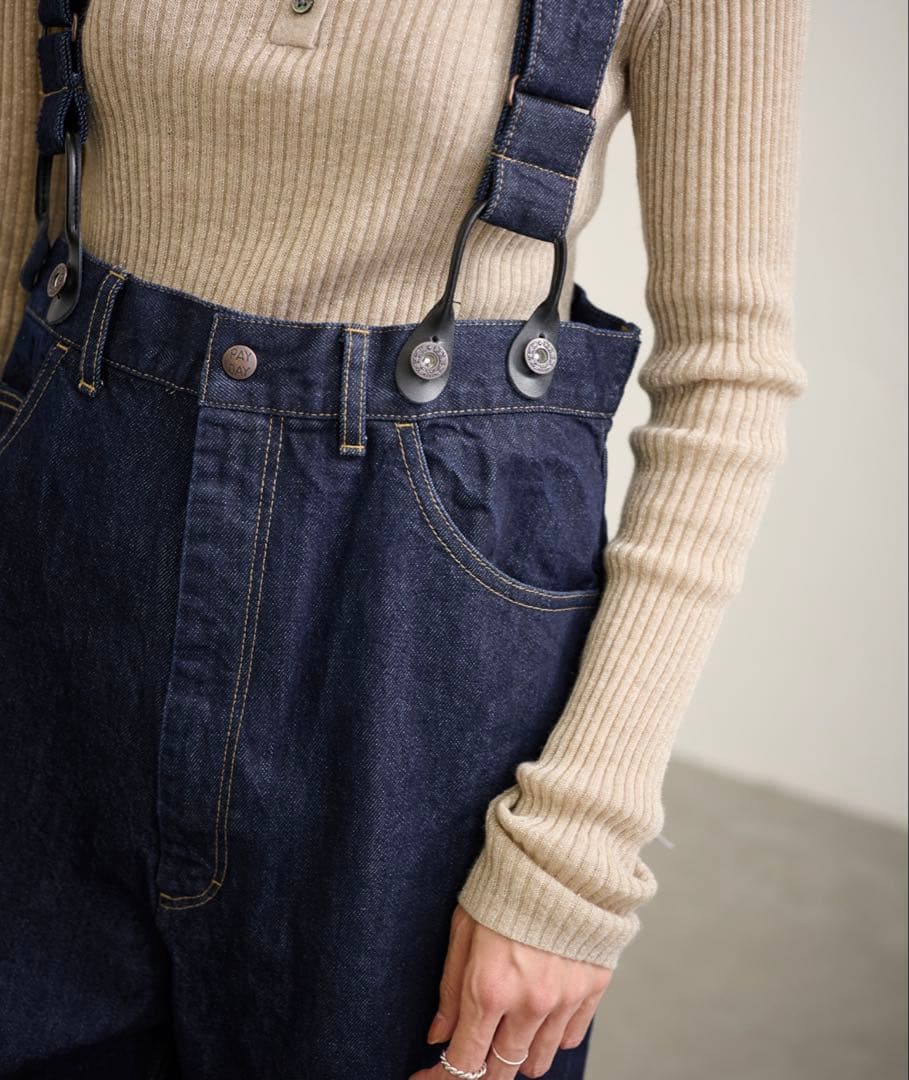 FRAMeWORK PAYDAY/ペイデイ サスペンダー付きデニム2 38