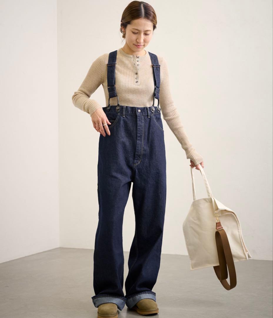 FRAMeWORK PAYDAY/ペイデイ サスペンダー付きデニム2 38