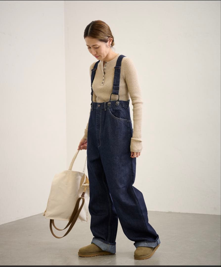 FRAMeWORK PAYDAY/ペイデイ サスペンダー付きデニム2 38