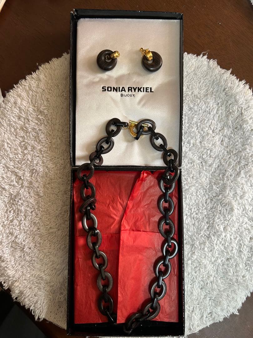 ソニアリキエル☆ネックレス＆イヤリング2点セット☆美品！自宅保管品