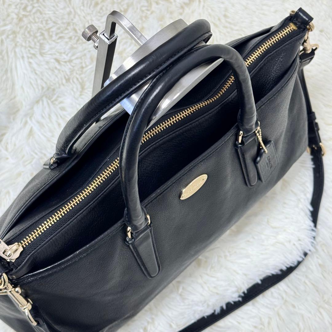 【美品】 COACH コーチ モルガン サッチェル 2WAY トートショルダー