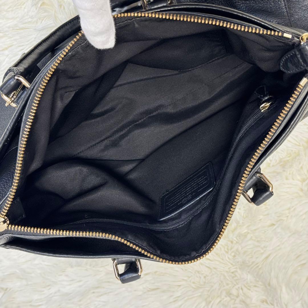 【美品】 COACH コーチ モルガン サッチェル 2WAY トートショルダー