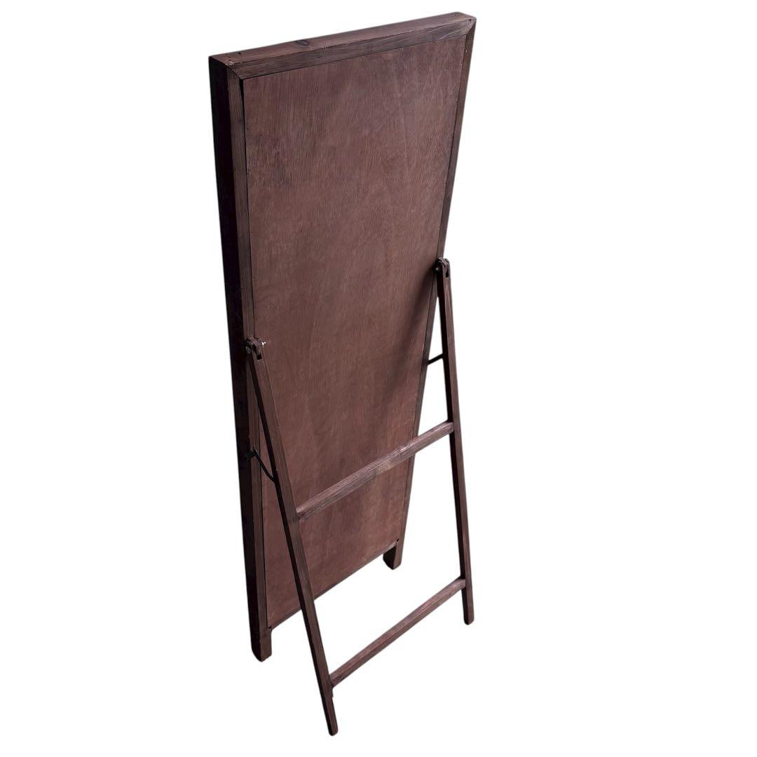 東谷　アンティーク調ドアミラー スタンドミラー