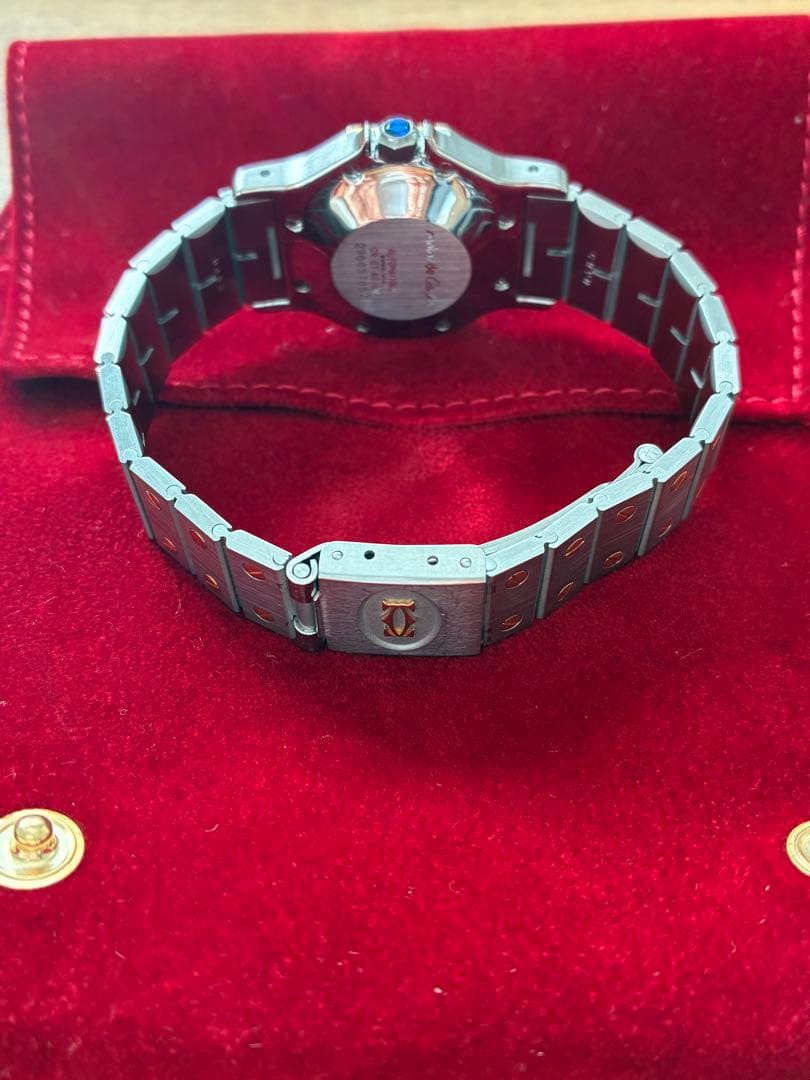 Cartier カルティエ　サントス　オクタゴン　ホワイト文字盤　自動巻き