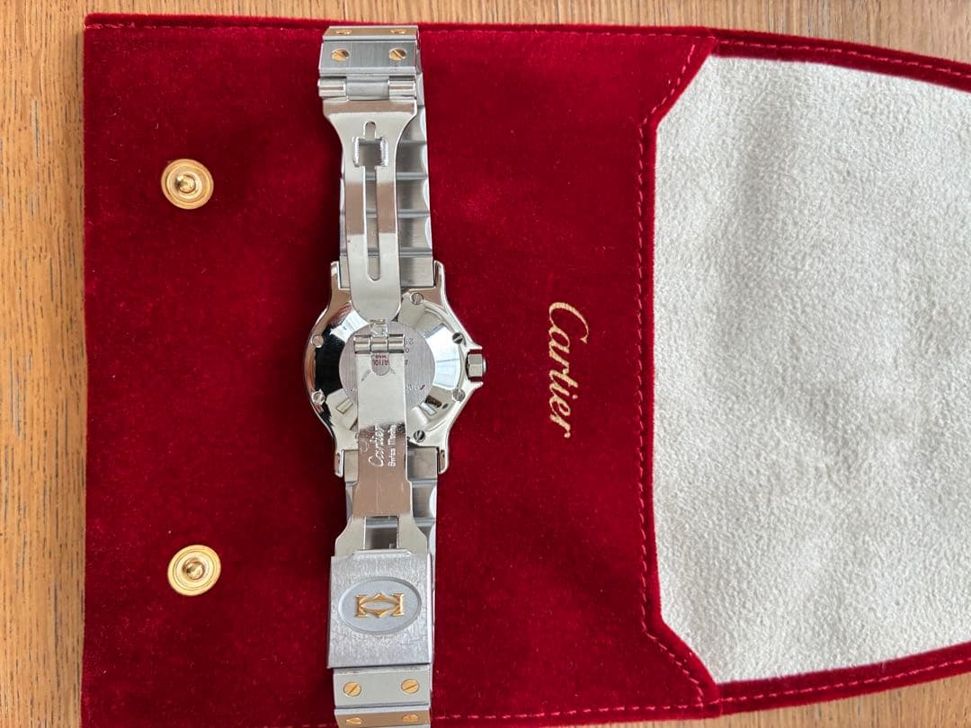 Cartier カルティエ　サントス　オクタゴン　ホワイト文字盤　自動巻き