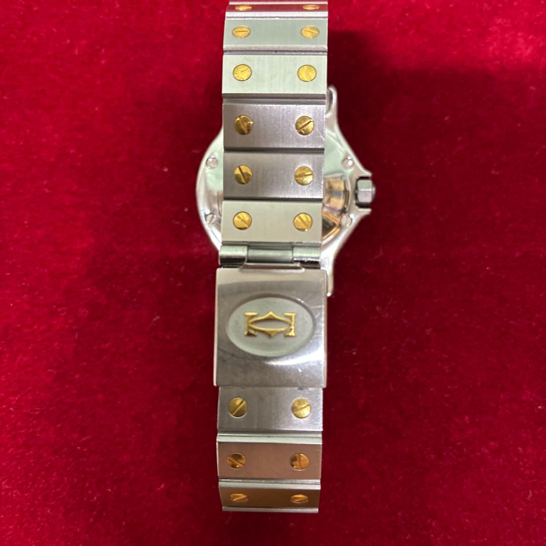 Cartier カルティエ　サントス　オクタゴン　ホワイト文字盤　自動巻き