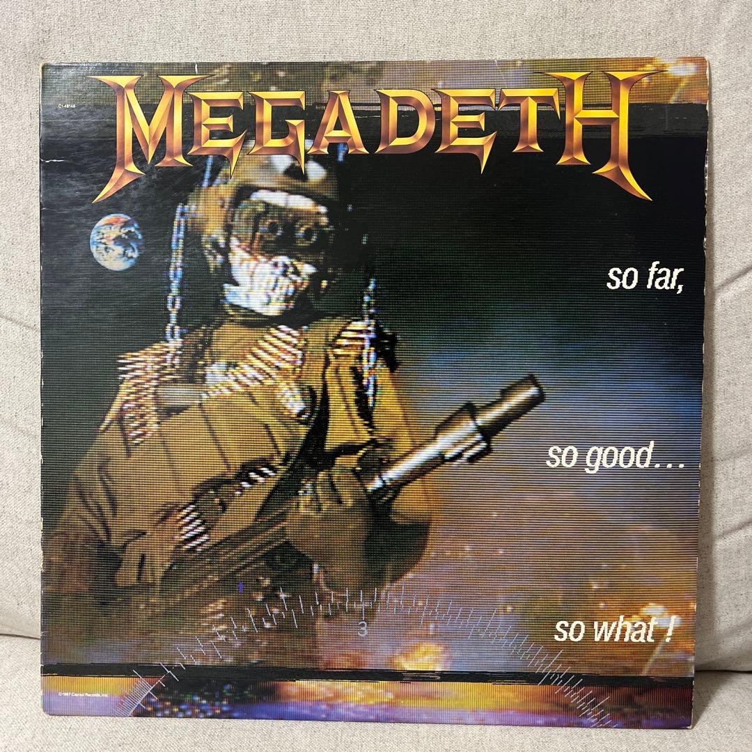 洋楽 MEGADETH / So Far So Good.. So What ! LP