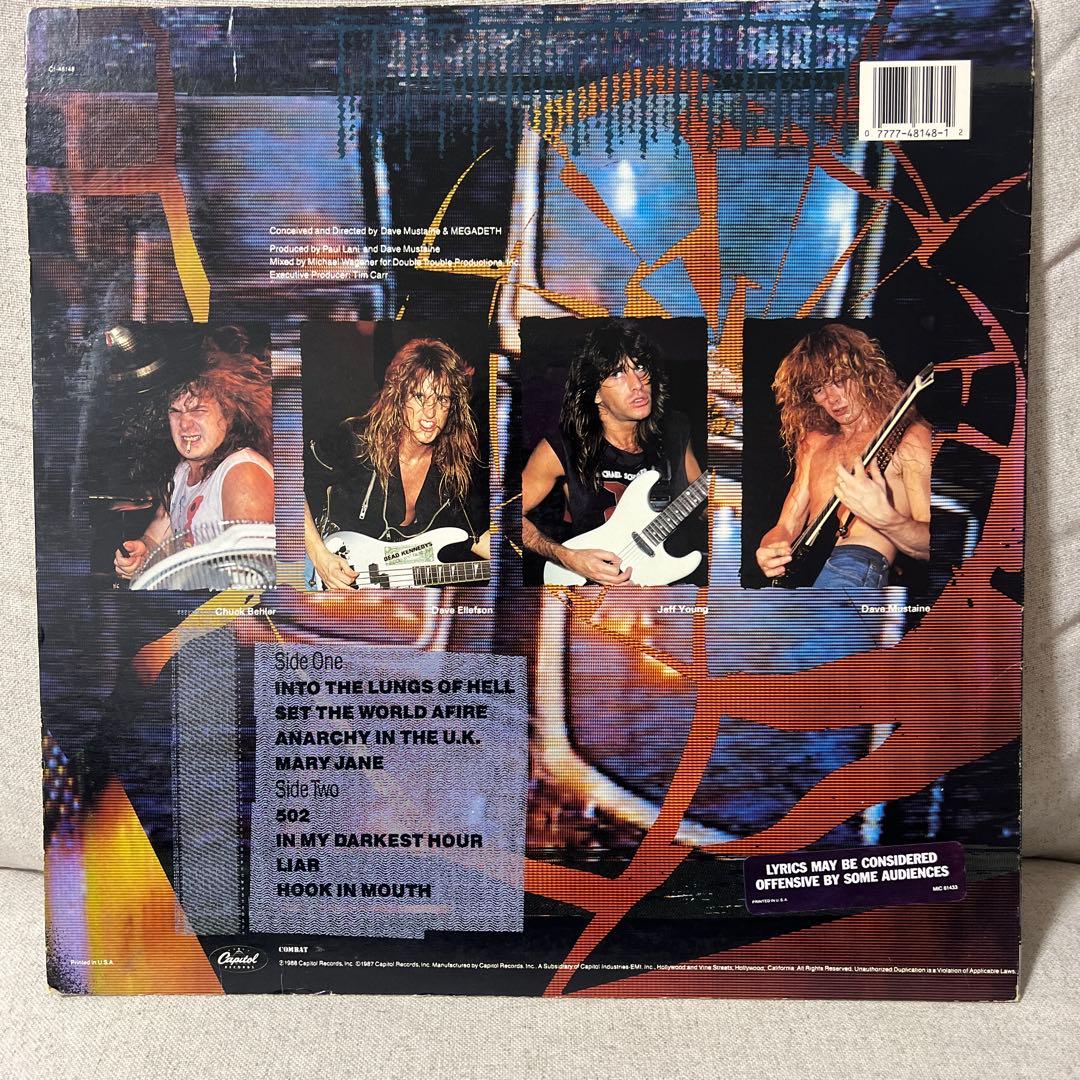 洋楽 MEGADETH / So Far So Good.. So What ! LP