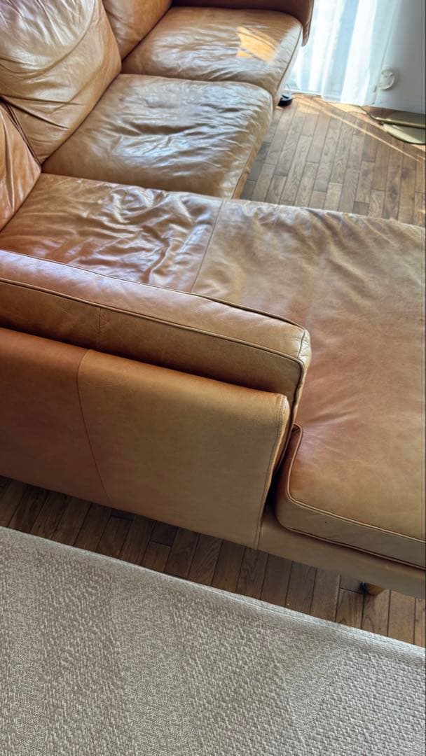 1/24(土)削除予定→ACTUS 定価43万円 カウチソファ