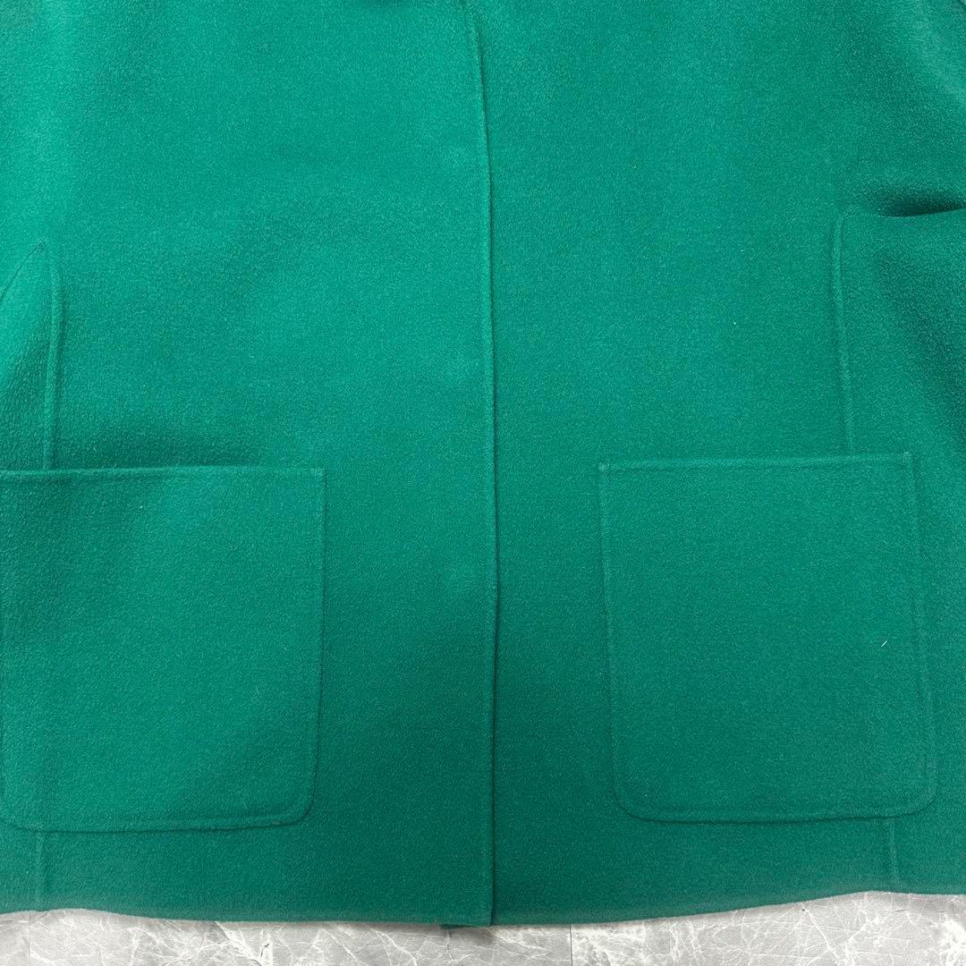 マックスマーラ♡クチートアマーノ　フード　リバーコート　グリーン　40