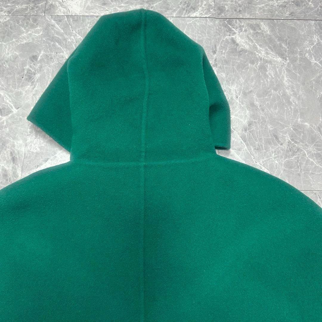 マックスマーラ♡クチートアマーノ　フード　リバーコート　グリーン　40