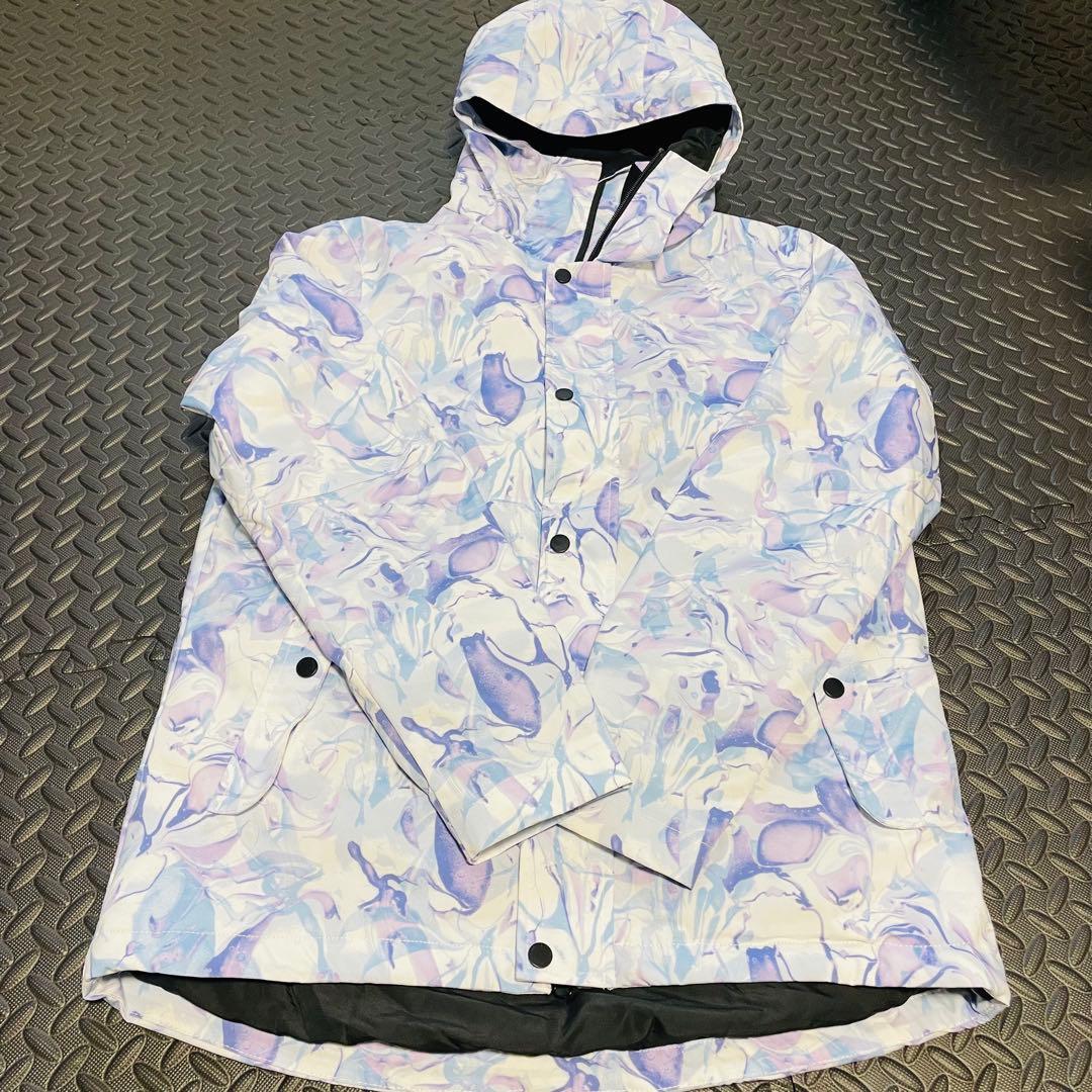 新品スノーボードウェア 女性用 青紫手袋付き