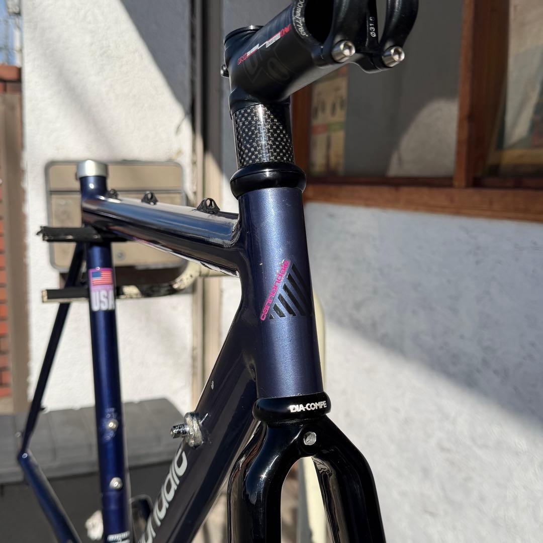 キャノンデール　90年代　ロードフレーム　スラムFORCEクランク　おまけあり