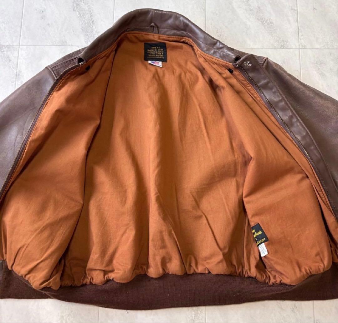 まくど AVIREX A-2 フライトジャケット90'sヴィンテージ
