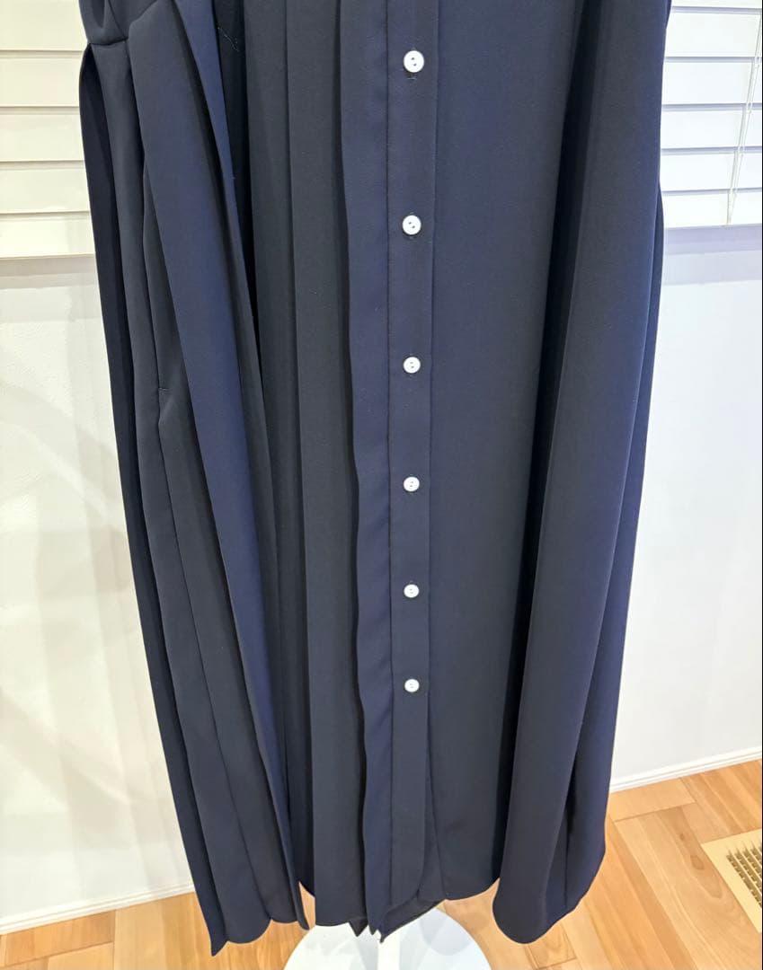 ENFÖLD ＊ASYMMETRY PLEATS DRESS ワンピース36