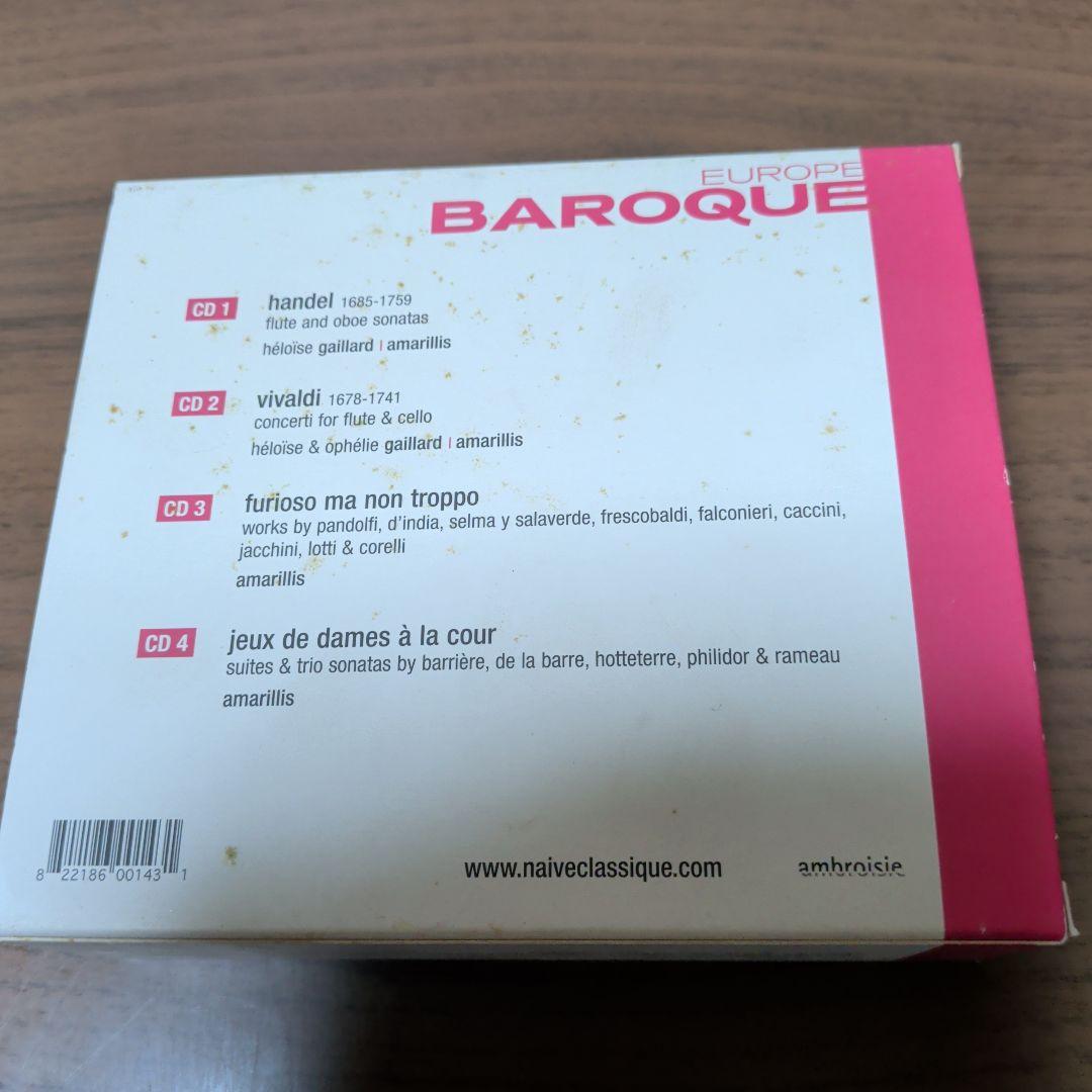 Amarillis / Europe Baroque　4枚組CD