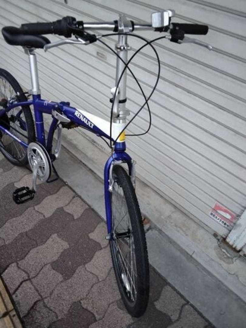 RENAULT[ルノー]24吋 折り畳み自転車 ブルーメタリック
