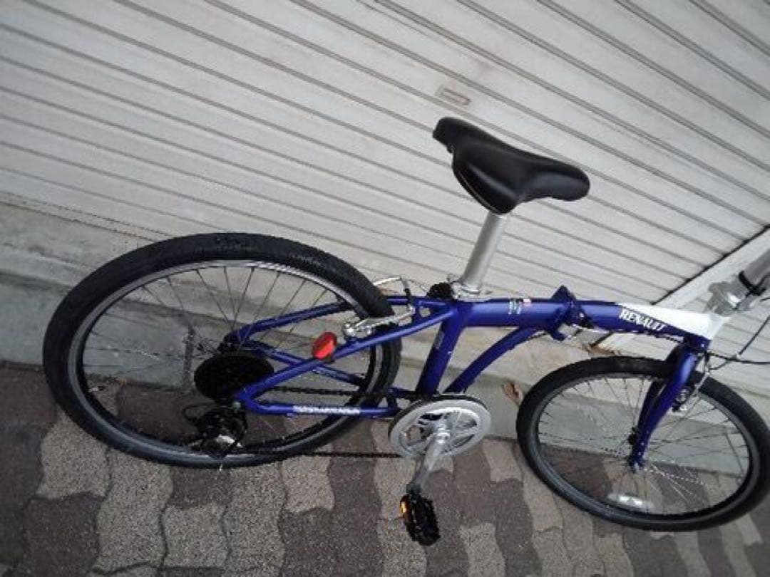 RENAULT[ルノー]24吋 折り畳み自転車 ブルーメタリック