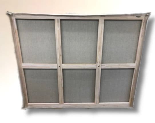 100号張りキャンバス1枚　麻100%　桐木枠　アクリル・油絵兼用　中目