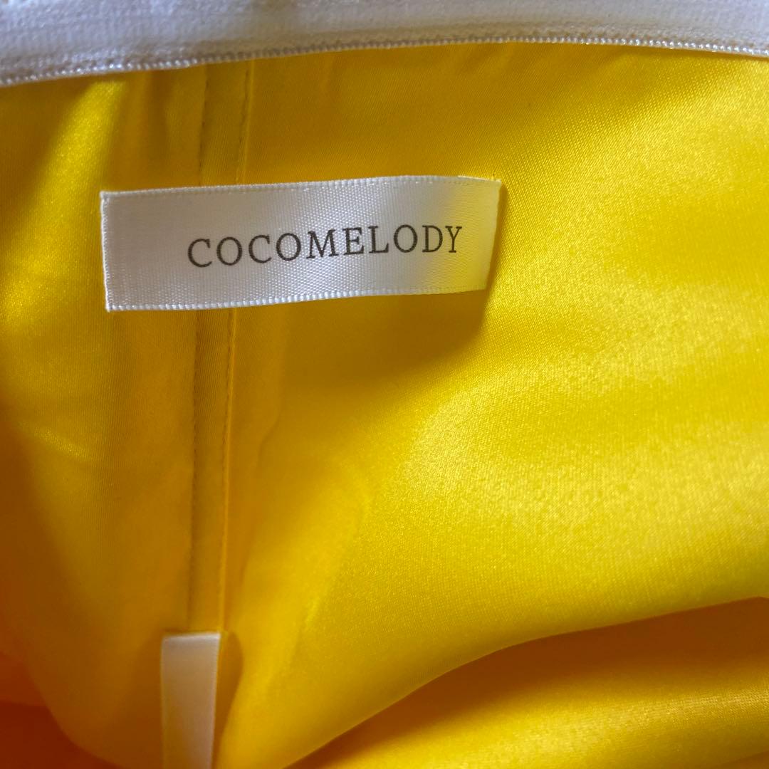 ココメロディCOZK14023　ソフトチュール　カラードレス　15号　＆　髪飾り