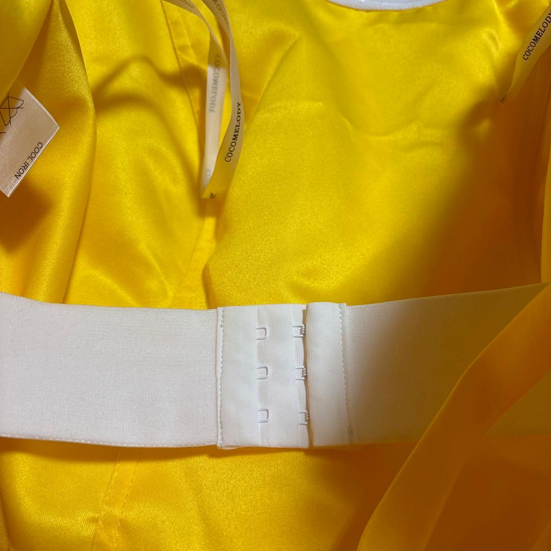 ココメロディCOZK14023　ソフトチュール　カラードレス　15号　＆　髪飾り