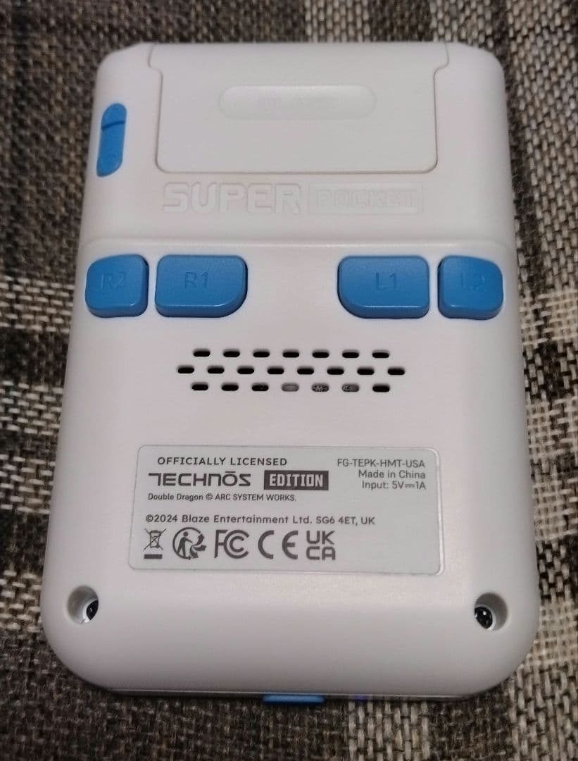 Evercade　SUPER POCKET Double Dragon 青