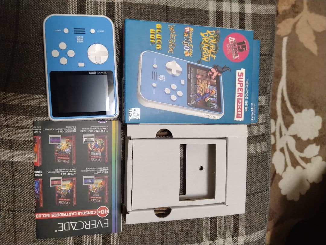 Evercade　SUPER POCKET Double Dragon 青