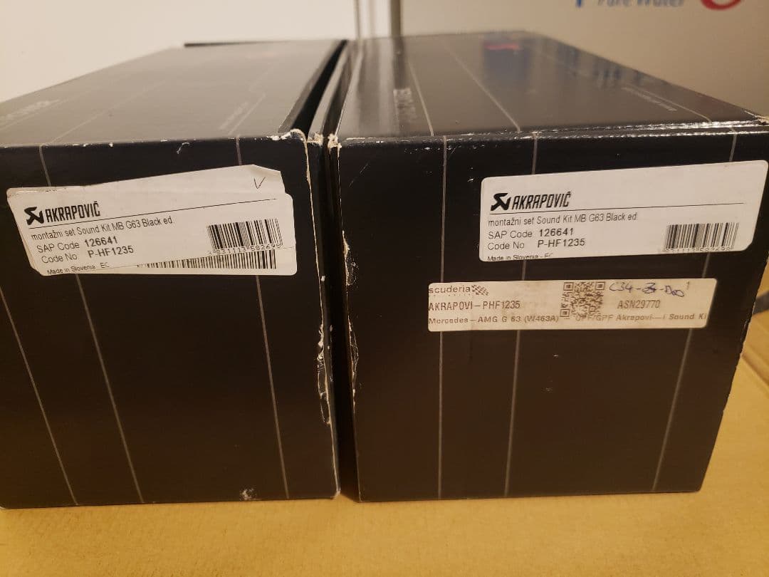 AKRAPOVIC アクラポビッチ ベンツ G63 エキゾースト サウンドキット