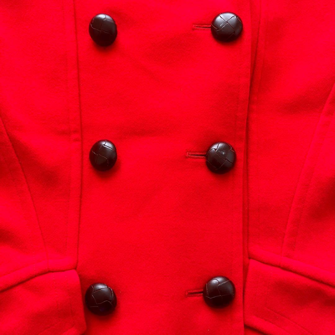 【‼️合馬公式アカウント1‼️】 イヴサンローラン コート 赤