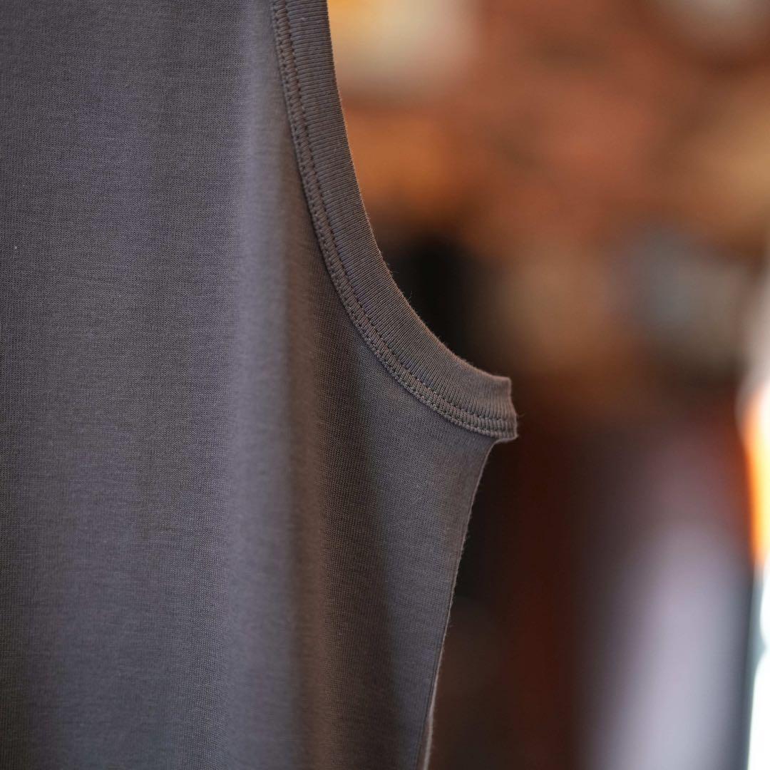 トップス ULTERIOR 25SS \"TUBULAR TANK TOP\" -GREY-