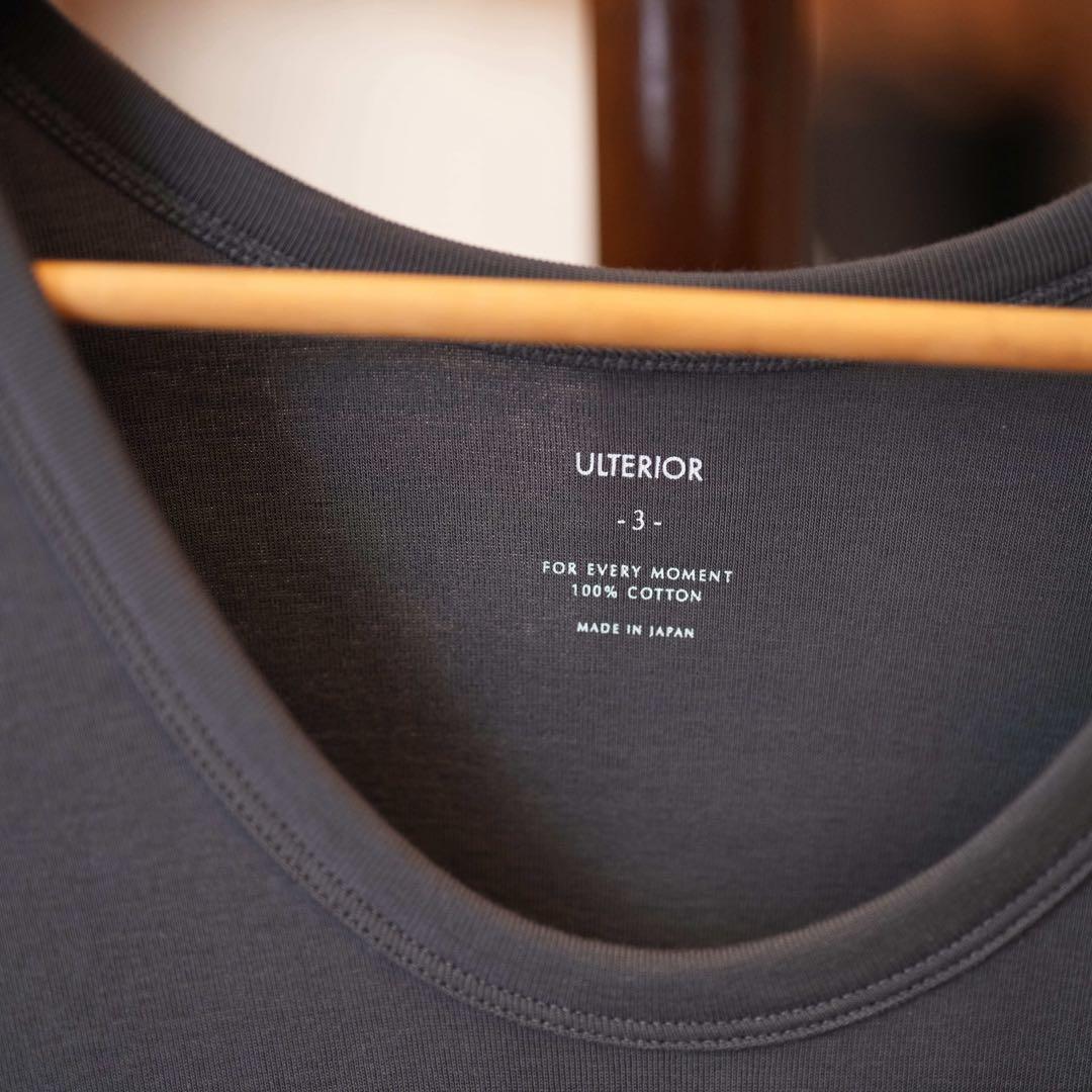 トップス ULTERIOR 25SS \"TUBULAR TANK TOP\" -GREY-