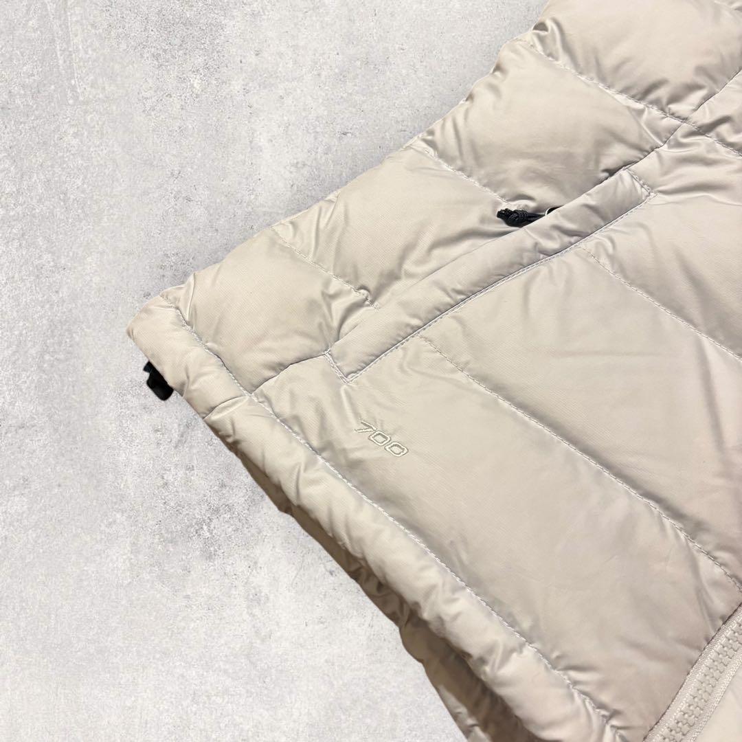 【ソフ&テイル】ダウンベスト　ヌプシ　700刺繍ロゴ　M