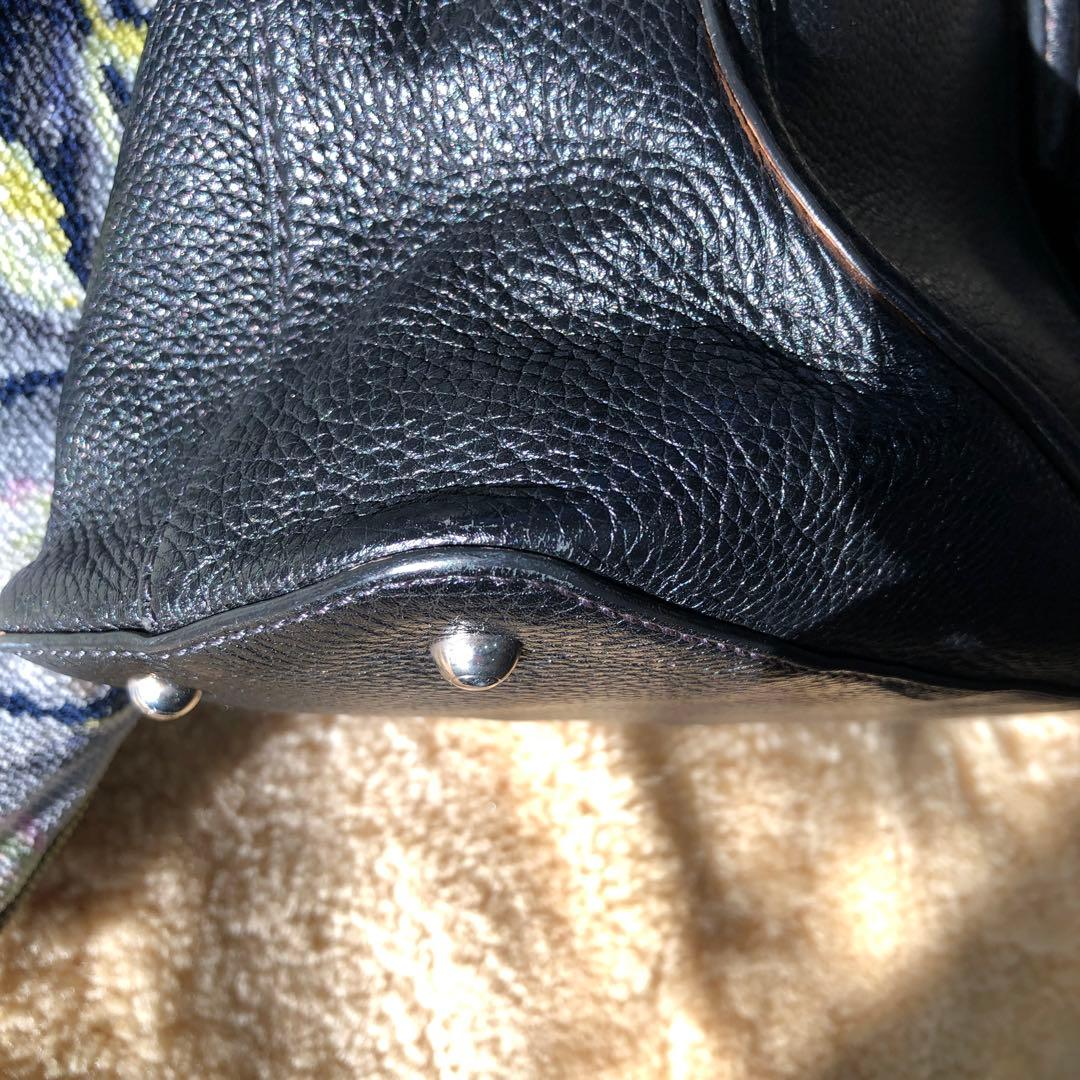 ★TOD'Zトッズ★ハンドバッグ 黒 保存袋有り