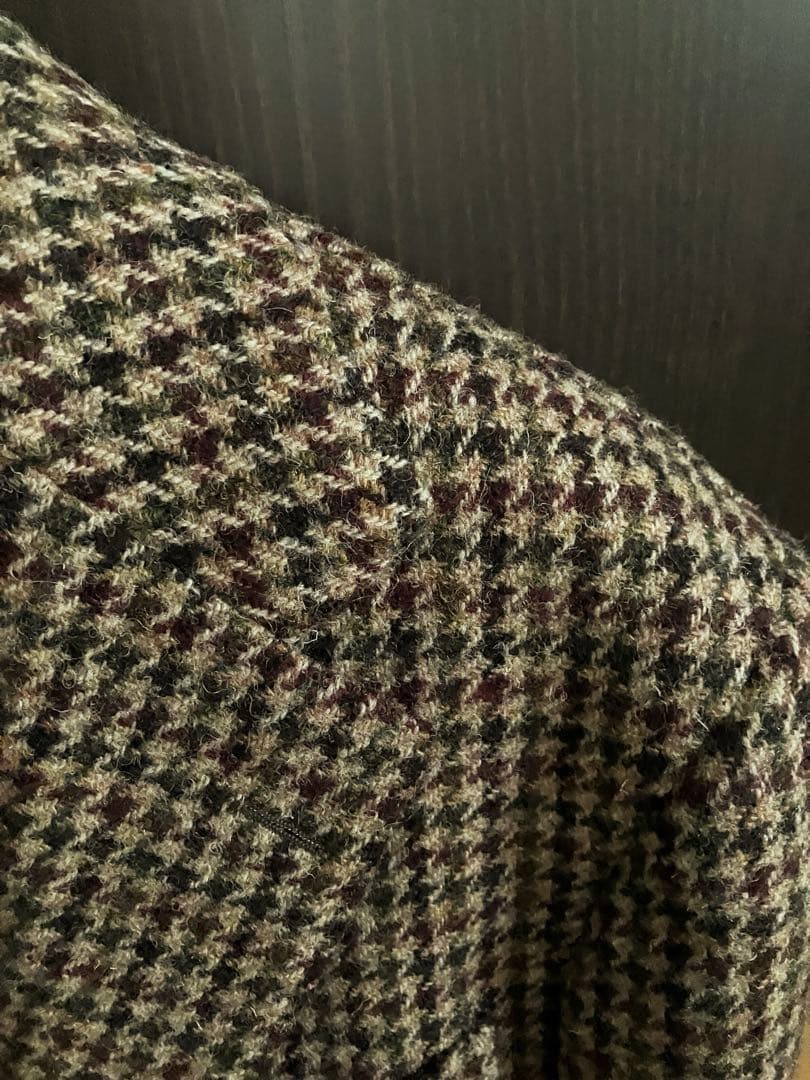 BEAMS F / HARRIS TWEED ハウンドトゥース ジャケット