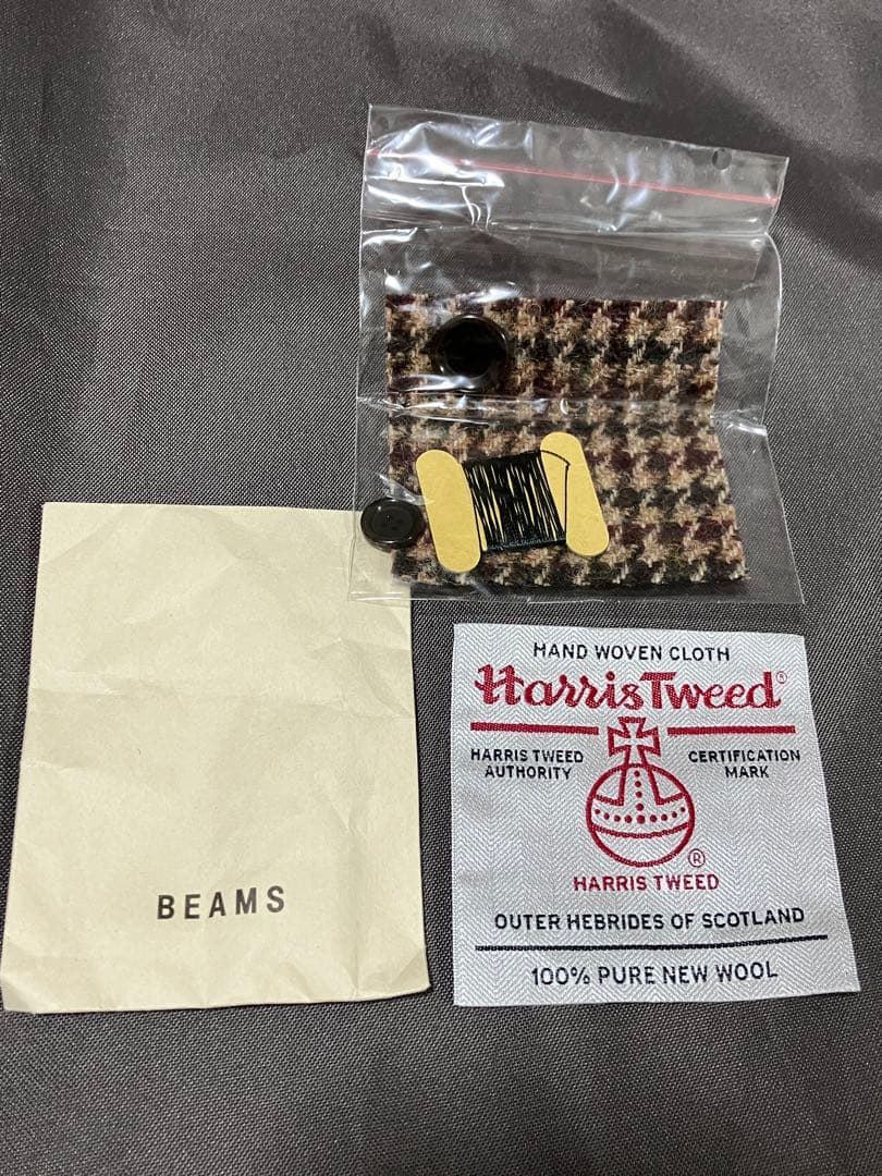 BEAMS F / HARRIS TWEED ハウンドトゥース ジャケット