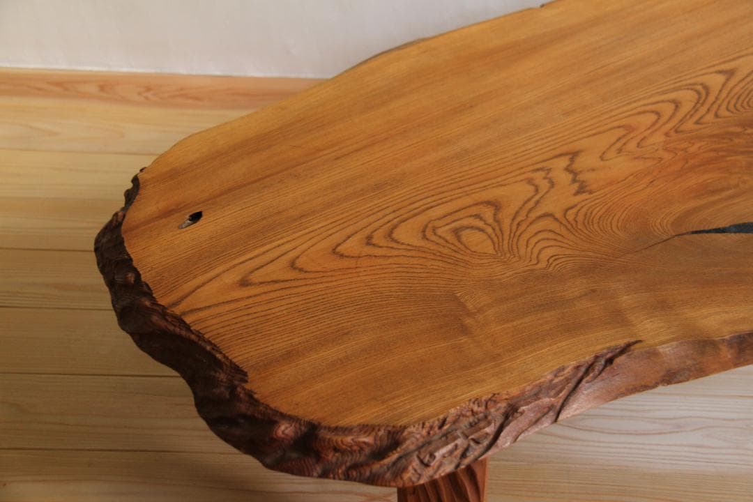 一枚板　天然木　ローテーブル　幅約124㎝