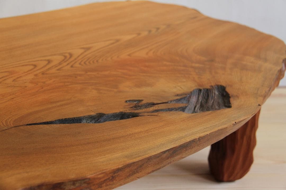 一枚板　天然木　ローテーブル　幅約124㎝