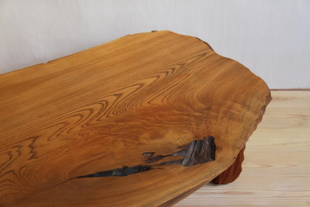 一枚板　天然木　ローテーブル　幅約124㎝