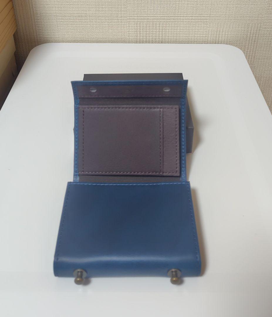 新品【エムピウ】ブルー×チョコ m+ミッレフォッリエP25 BLUE 青