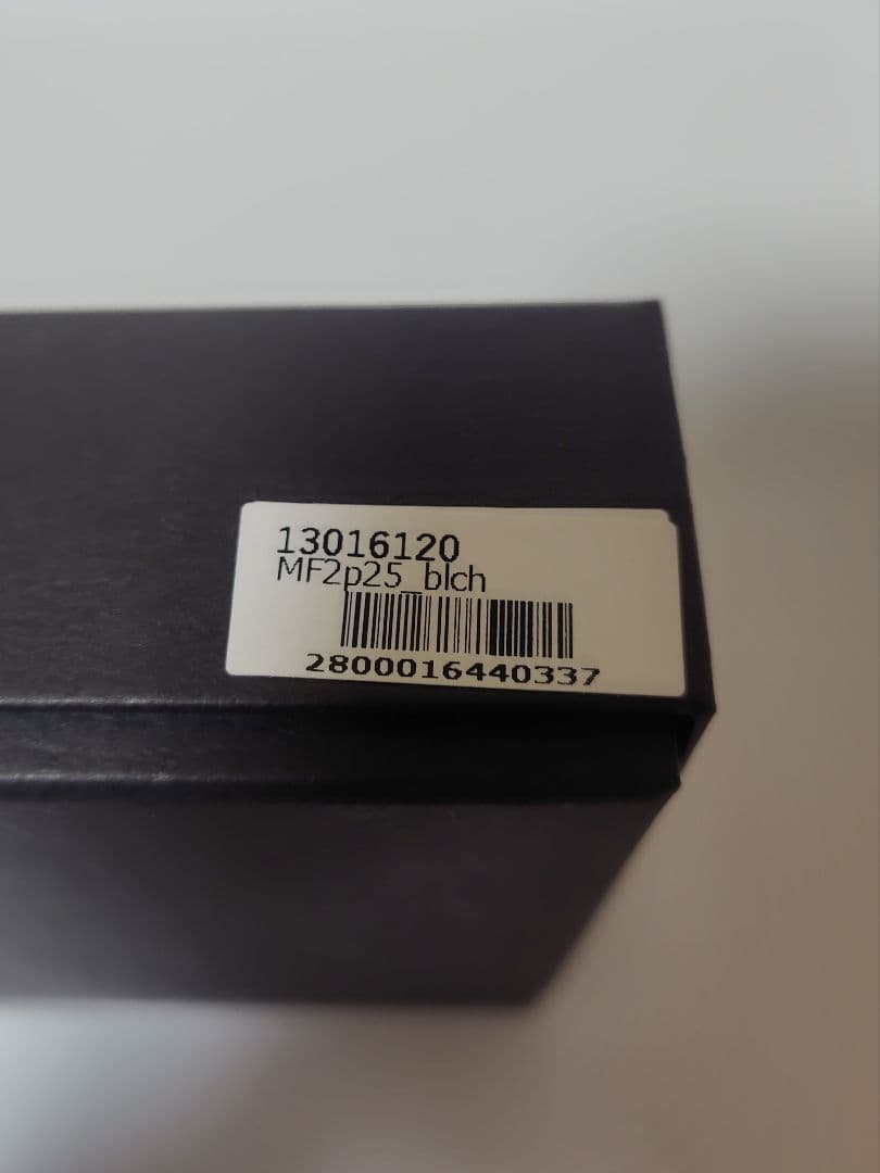 新品【エムピウ】ブルー×チョコ m+ミッレフォッリエP25 BLUE 青